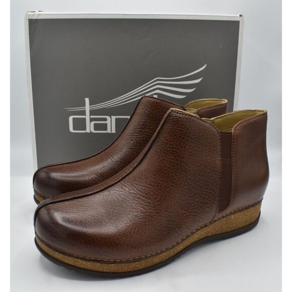 Dansko Brown Ankle Boots New w/Box - Picture 1 of 14
